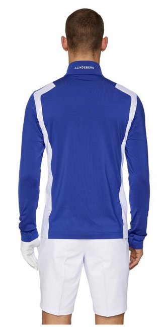 J.Lindeberg Lukas Quarter Zip men's sweatshirt, clematis blue