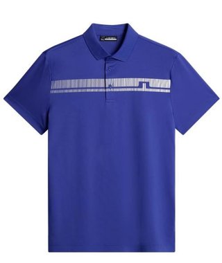 J.Lindeberg Klas men's polo, clematis blue