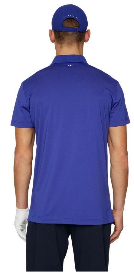 J.Lindeberg Klas men's polo, clematis blue