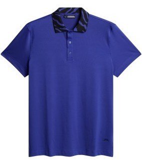 J.Lindeberg Karter men's polo, clematis blue