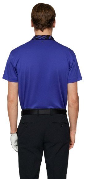 J.Lindeberg Karter men's polo, clematis blue