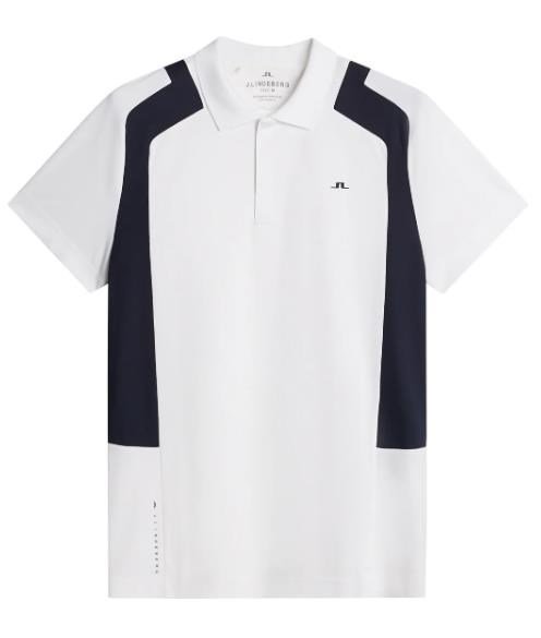 J.Lindeberg Legacy men's polo, white