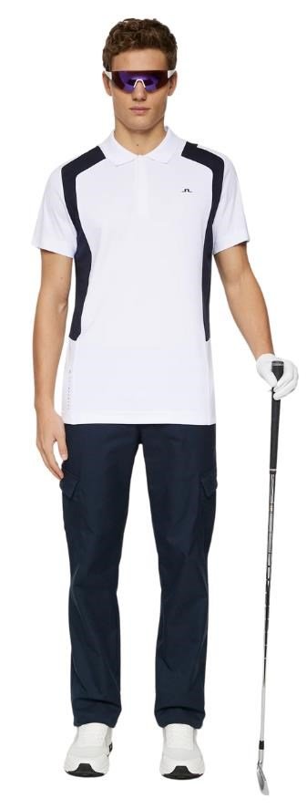 J.Lindeberg Legacy men's polo, white