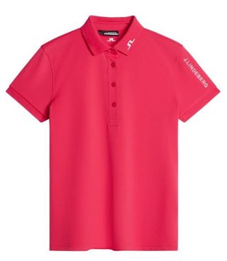 J.Lindeberg Tour Tech women's polo, azalea