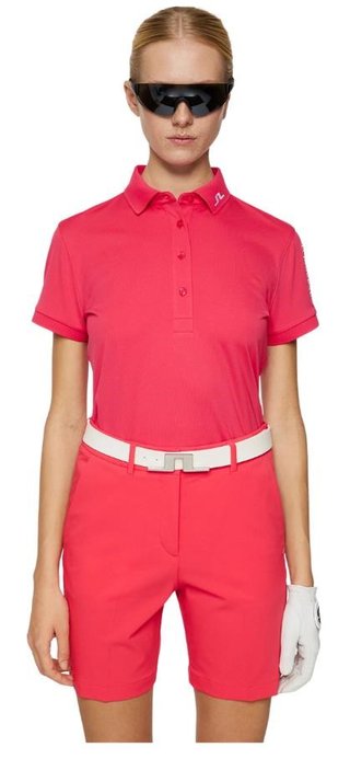 J.Lindeberg Tour Tech women's polo, azalea