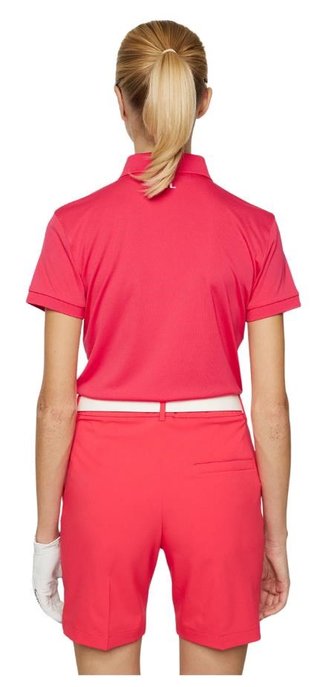 J.Lindeberg Tour Tech women's polo, azalea