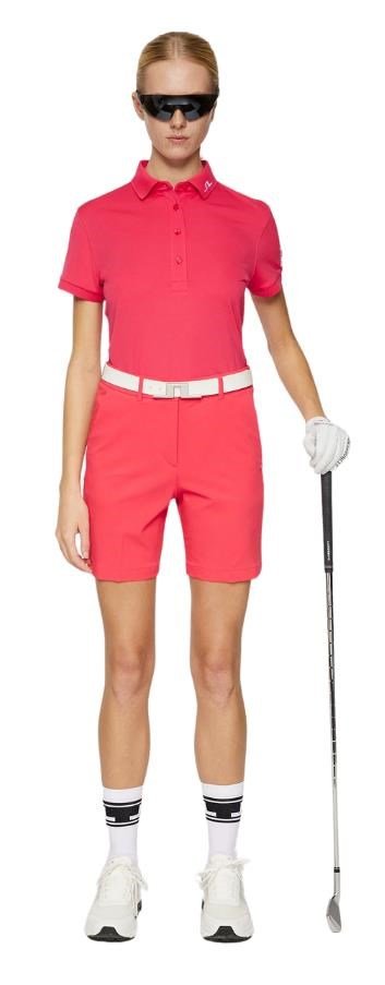 J.Lindeberg Tour Tech women's polo, azalea