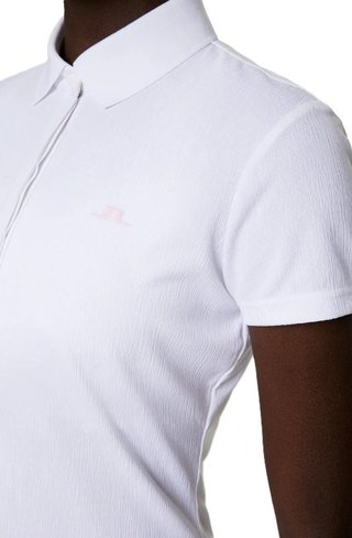 J.Lindeberg Karlie women's polo, white