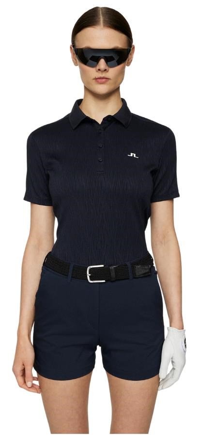 J.Lindeberg Izara women's polo, JL navy