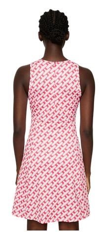 J.Lindeberg Cora Print women's dress, tour geo pink
