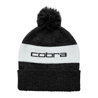 Cobra Pom Beanie winter hat, puma black/white glow