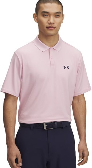 Under Armour Matchplay men's polo, prime pink