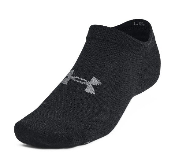 Under Armour Essential No Show unisex socks (6 Pairs), black