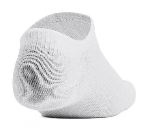 Under Armour Essential No Show unisex socks, white
