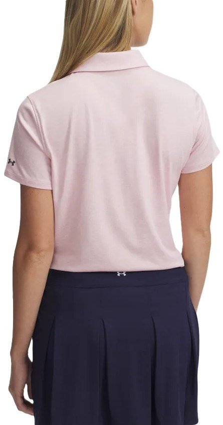 Under Armour Playoff SS women's polo, prime pink