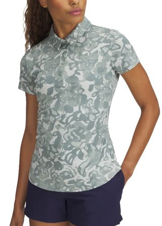 Under Armour Playoff 3.0 Printed women's polo, silica green