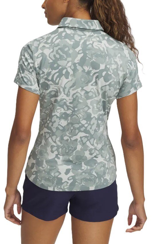 Under Armour Playoff 3.0 Printed women's polo, silica green