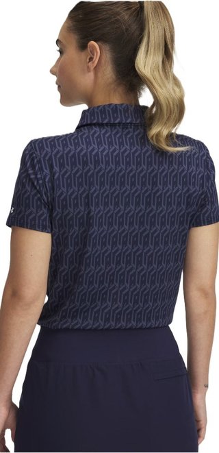 Under Armour Playoff 3.0 Printed women's polo, midnight navy