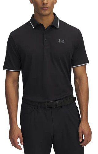Under Armour Playoff 3.0 Rib men's polo, black