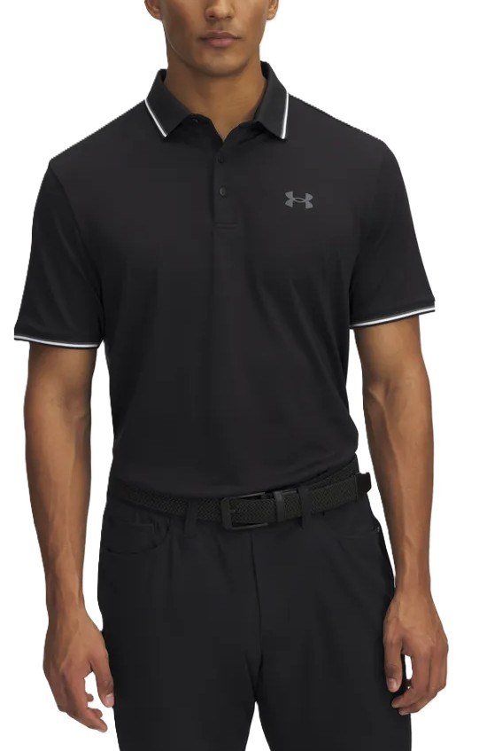 Under Armour Playoff 3.0 Rib men's polo, black