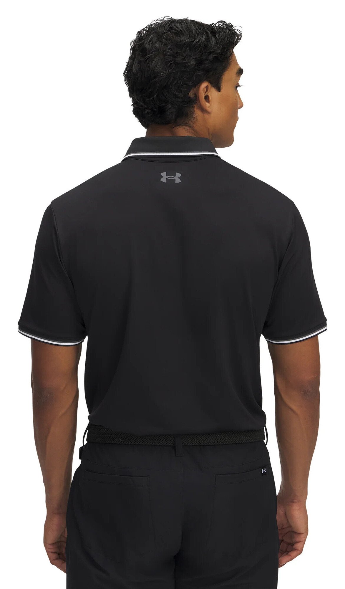 Under Armour Playoff 3.0 Rib men's polo, black