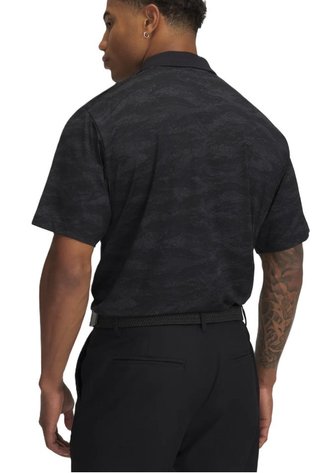 Under Armour Drive Chill Printed men's polo, black