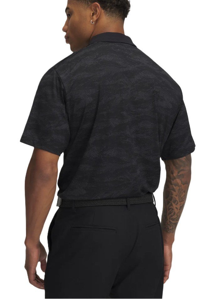 Under Armour Drive Chill Printed men's polo, black