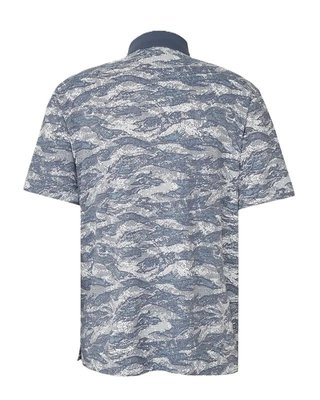 Under Armour Drive Chill Printed men's polo, downpour gray