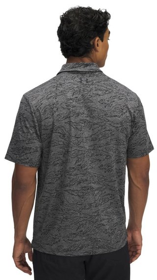 Under Armour Drive Jacquard men's polo, black