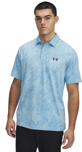 Under Armour Drive Jacquard men's polo, stream