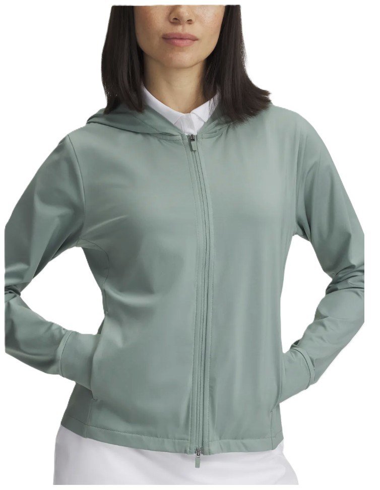Under Armour Drive Full Zip HD women's sweatshirt, silica green