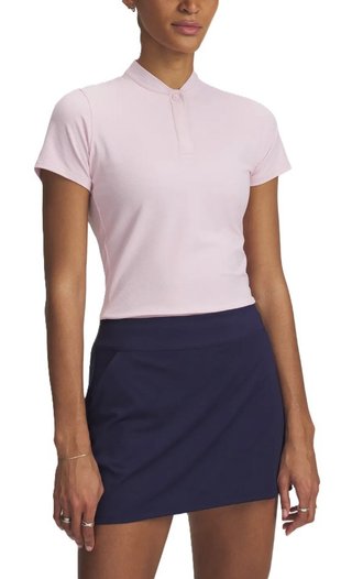 Under Armour Drive Chill SS women's polo, prime pink