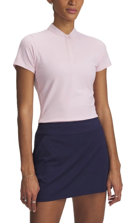 Under Armour Drive Chill SS women's polo, prime pink
