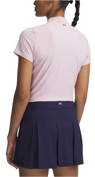 Under Armour Drive Chill SS women's polo, prime pink