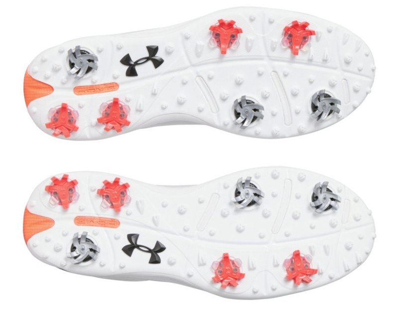 Under Armour Drive Fade mens golf shoes, white