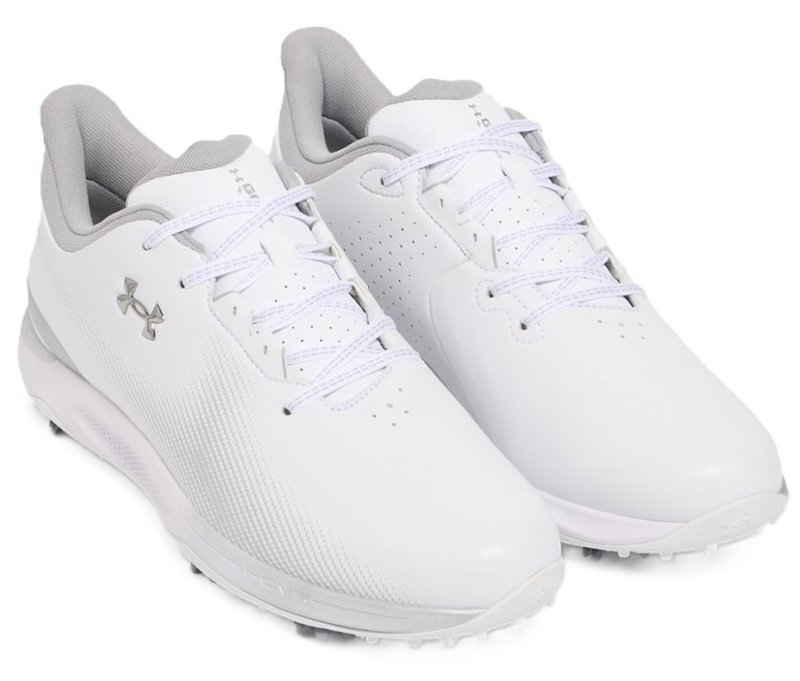 Under Armour Drive Fade mens golf shoes, white