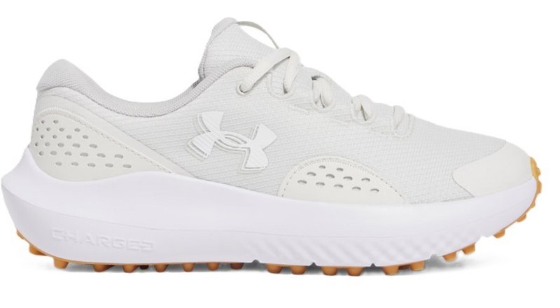 Under Armour Surge Golf ladies golf shoes, white clay