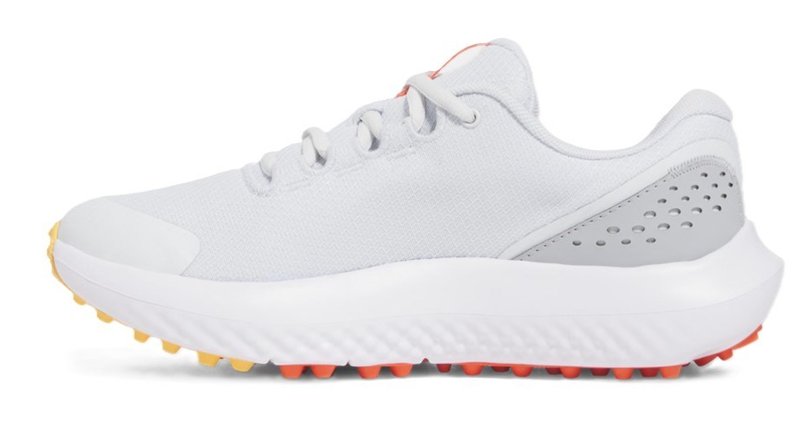 Under Armour Surge Golf junior golf shoes, white