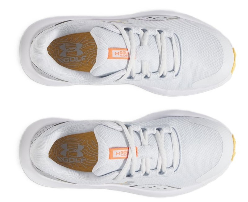 Under Armour Surge Golf junior golf shoes, white