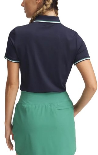 Under Armour Drive SS Rib women's polo, midnight navy