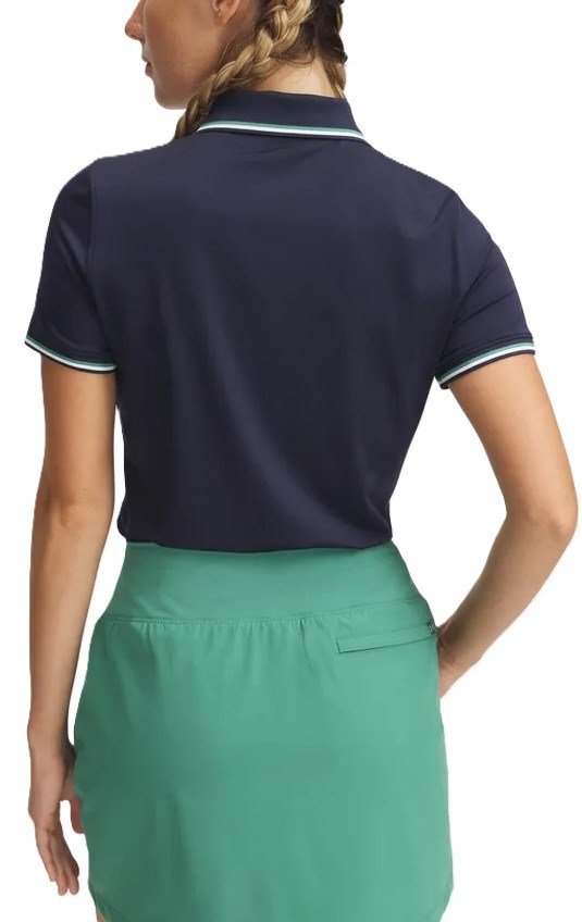 Under Armour Drive SS Rib women's polo, midnight navy