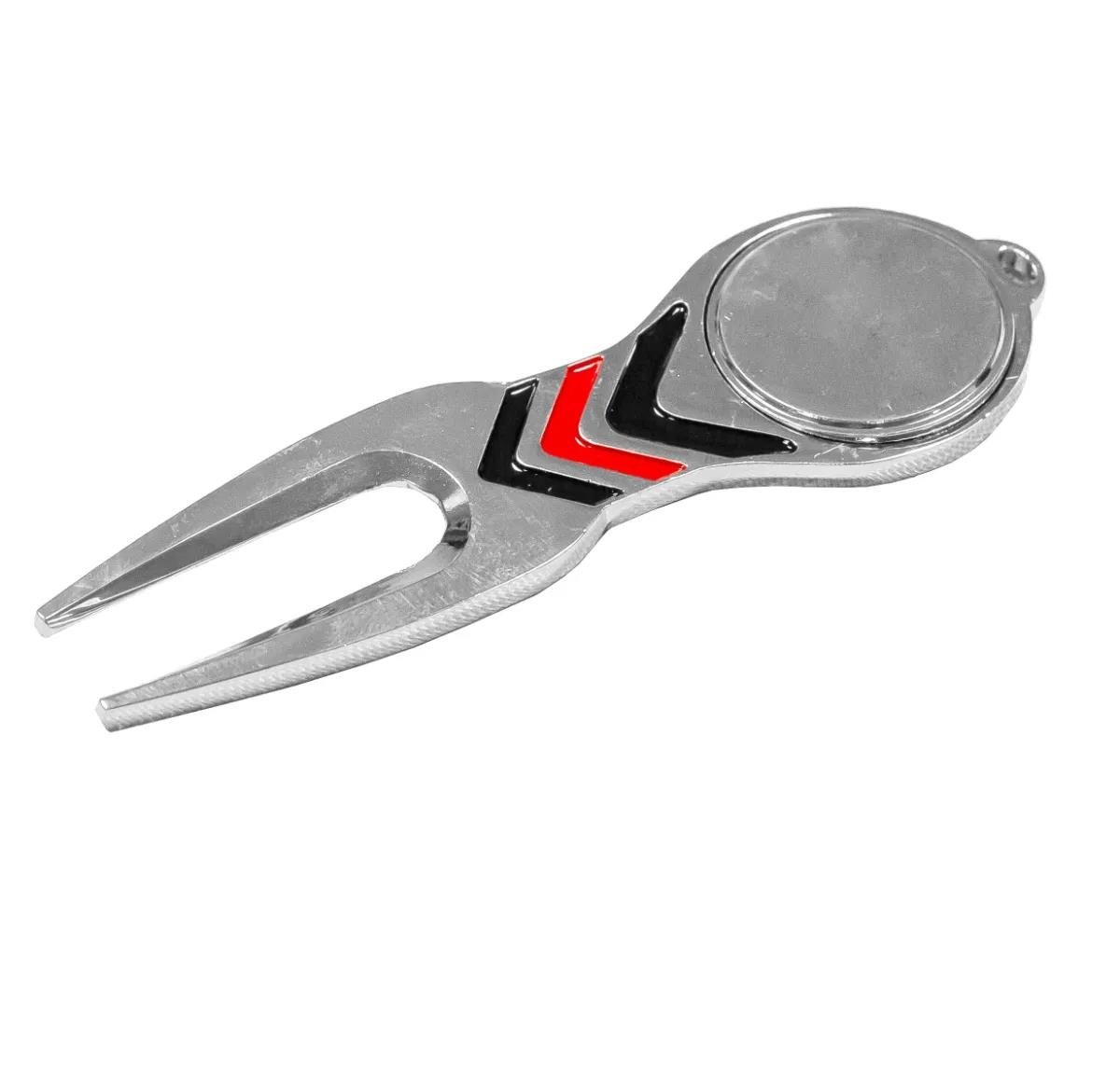 Longridge Apex Arrow Pitchfork + Ball Marker, Silver