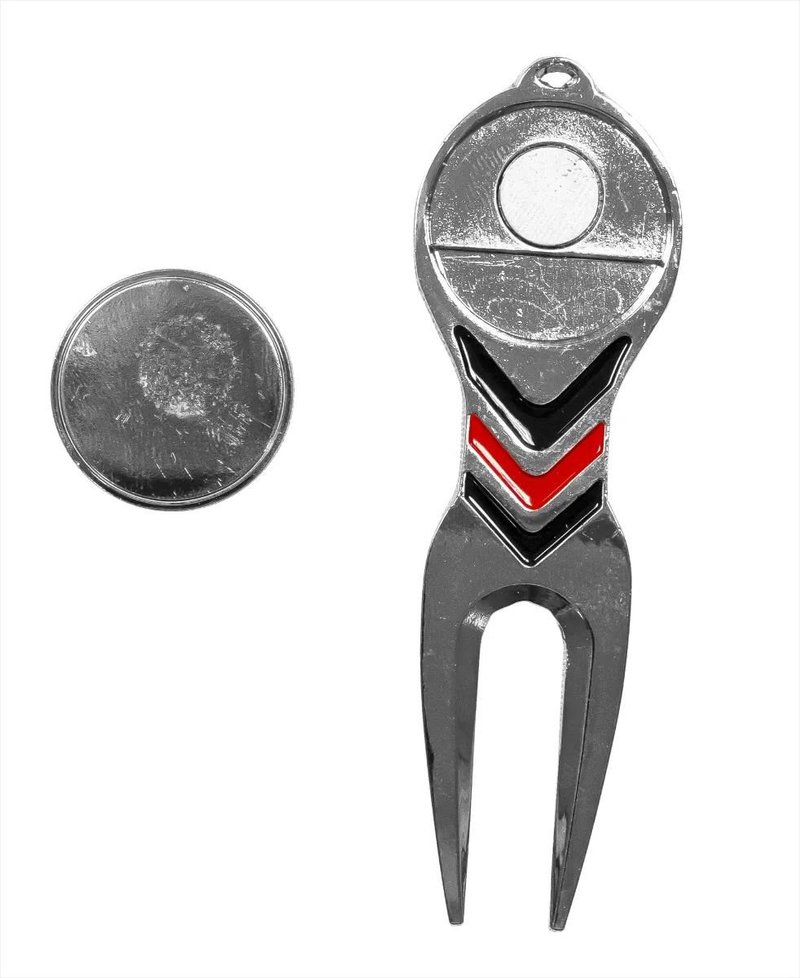 Longridge Apex Arrow Pitchfork + Ball Marker, Silver