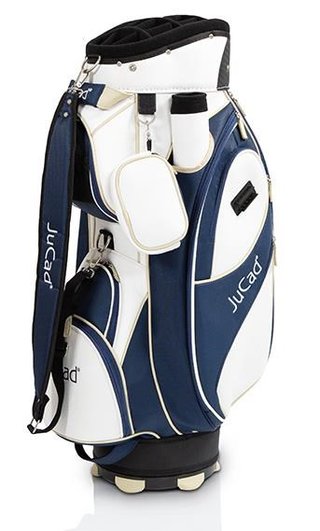 JuCad Style cart bag, white/blue