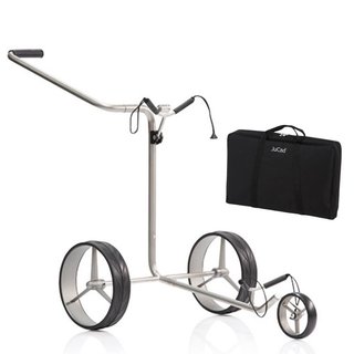 JuCad Titan 3-wheeled manual trolley + carry bag JTT, titanium