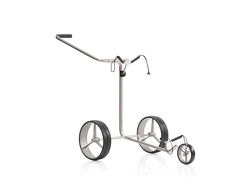 JuCad Titan 3-wheeled manual trolley + carry bag JTT, titanium