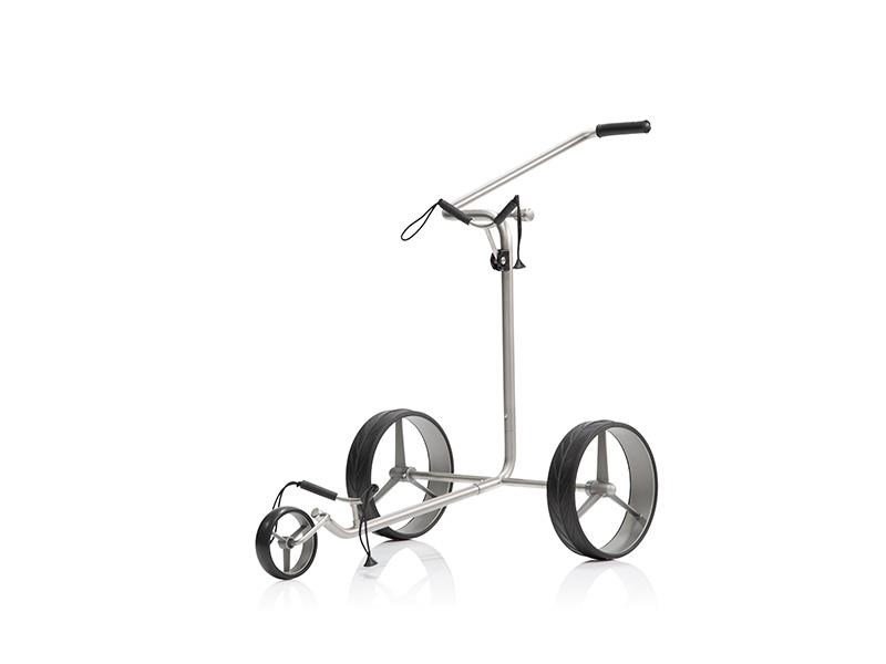 JuCad Titan 3-wheeled manual trolley + carry bag JTT, titanium