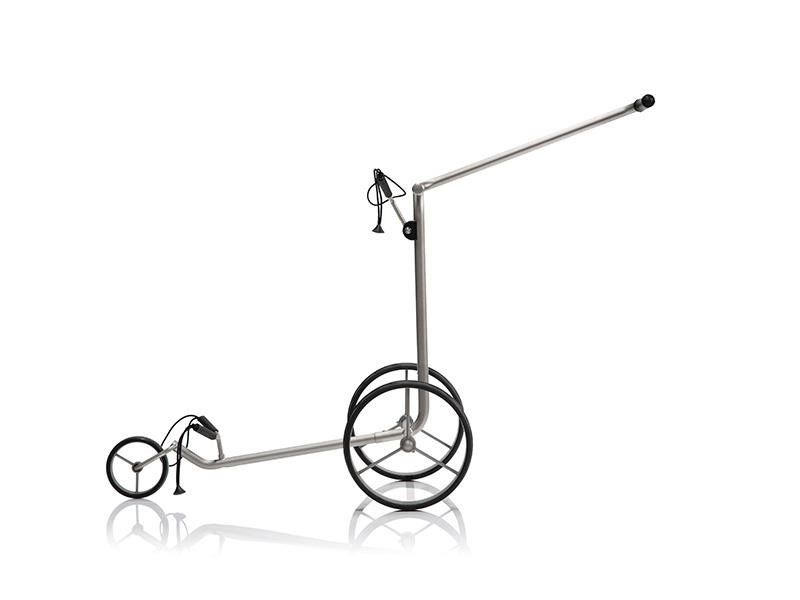 JuCad Titan 3-wheeled manual trolley + carry bag JTT, titanium