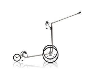 JuCad Titan 3-wheeled manual trolley + carry bag JTT, titanium