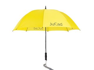 JuCad telescopic golf umbrella 68" with pin, yellow